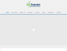 Tablet Screenshot of biohavenpharma.com